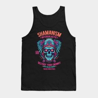 Psychedelic Shaman Skull Tank Top